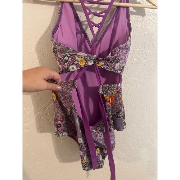 Prana Tulum Colorful One Piece Swimsuit Floral - Picture 6 of 9